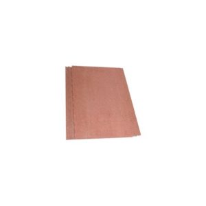 Telha TD Plana Vermelha Ceramica Frisada Paralela